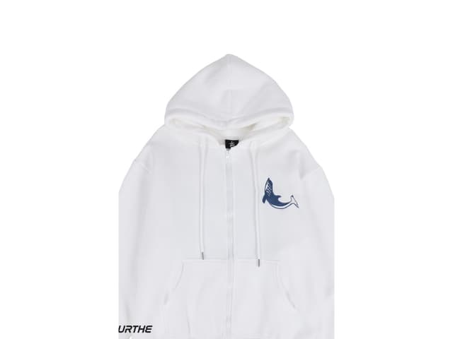 URTHE URTHE Hoodie DEEPER DARK White - view 4
