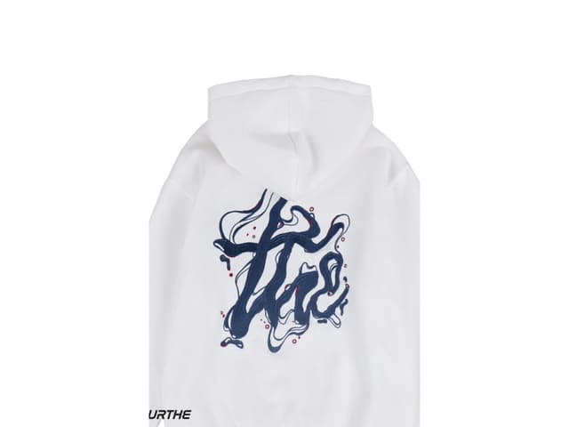 URTHE URTHE Hoodie DEEPER DARK White - view 5