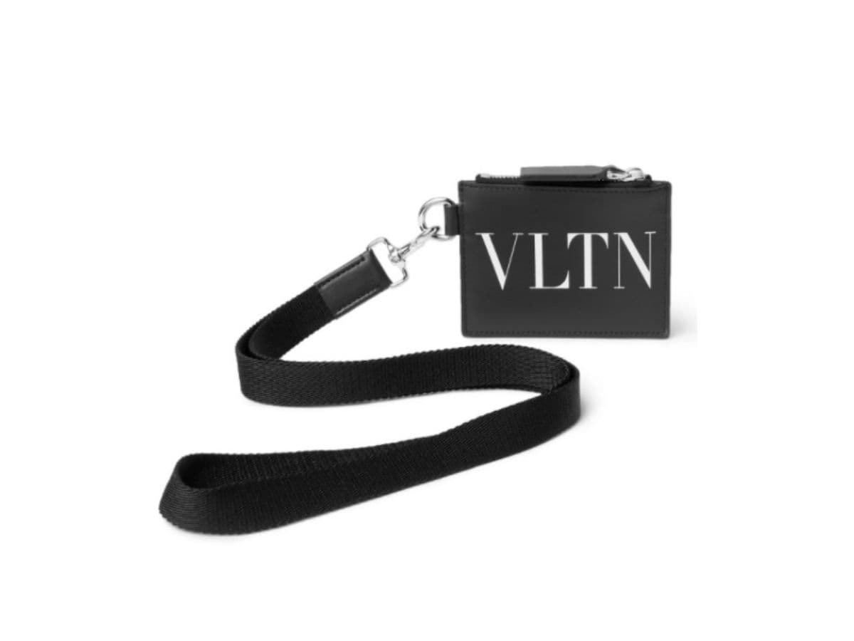 Valentino card holder necklace