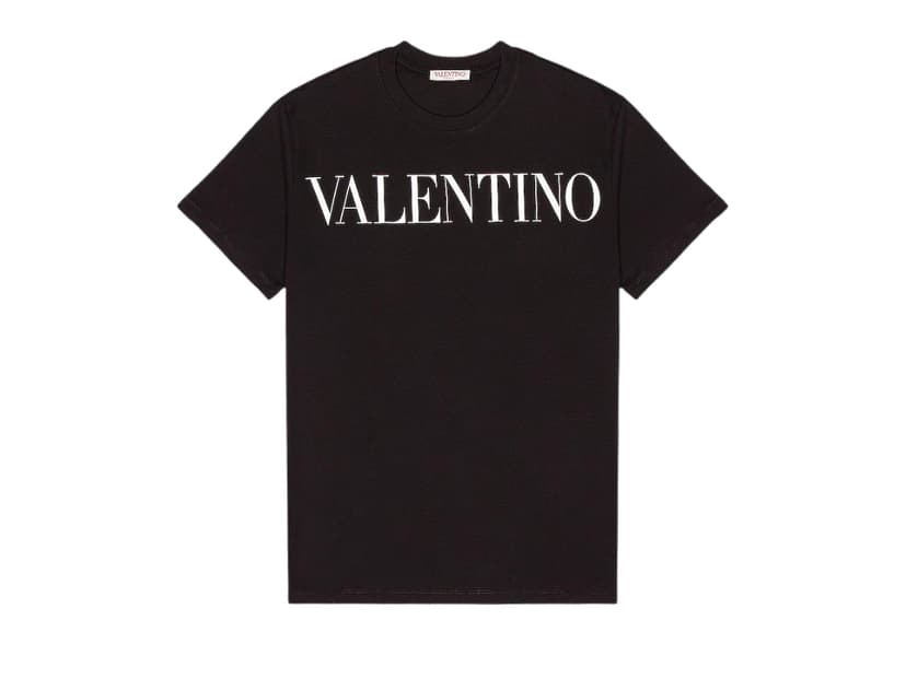 Valentino Valentino Logo Tee Black