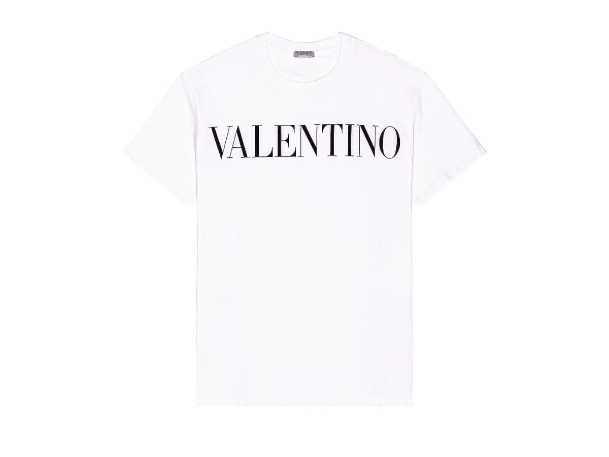 Valentino Logo Tee White