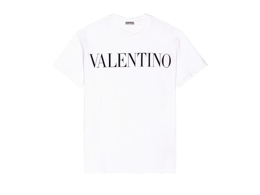 Valentino Valentino Logo Tee White