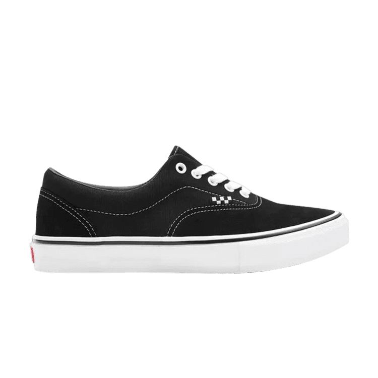 Vans Era Black Checkerboard Tag