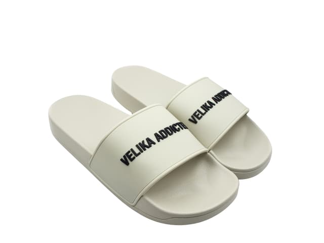 Velika Velika Logo Slide Sandal Bone - view 3