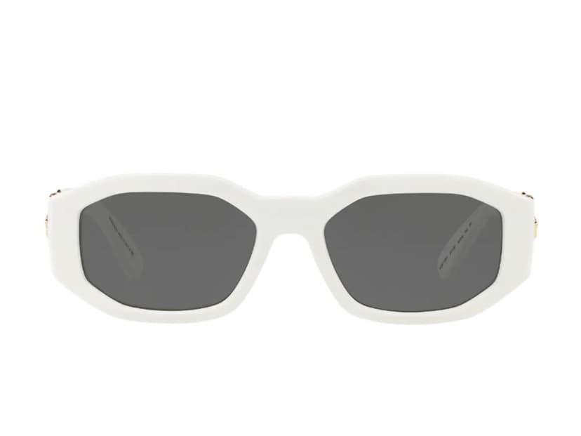 Versace Versace Big Logo Sunglasses White