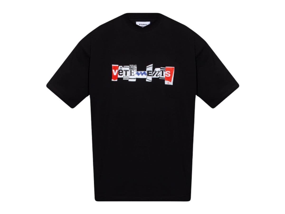 Vetements Aesthetic Logomania Black