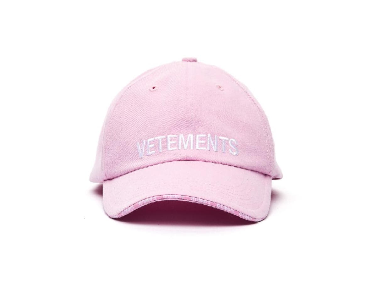 Vetements Baseball Logo Cap Pink