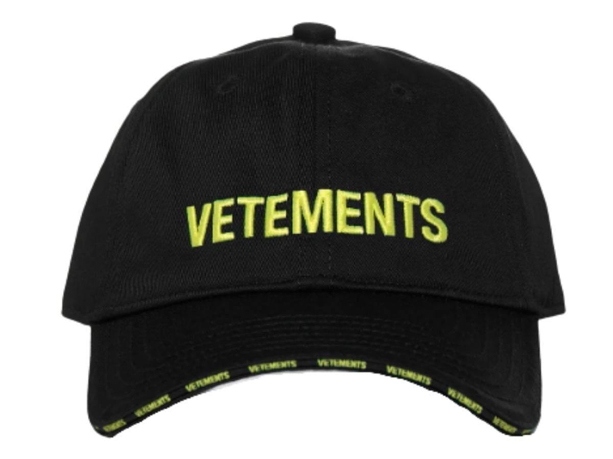 Vetements Logo Embroidered Cap