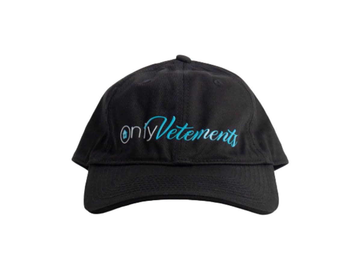 Vetements Only Vetements Cap Black