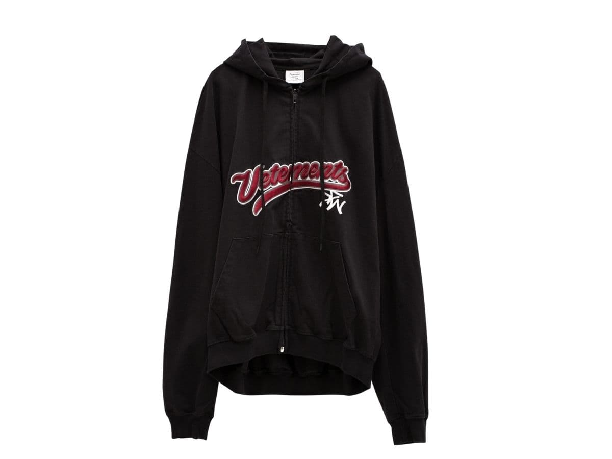 Vetement "Bro"Zip Up Hoodie