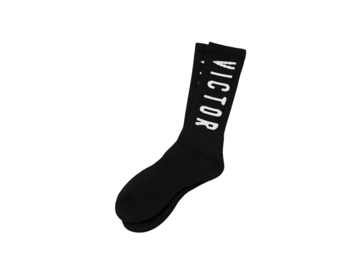 Victor Victor Logo Socks Black