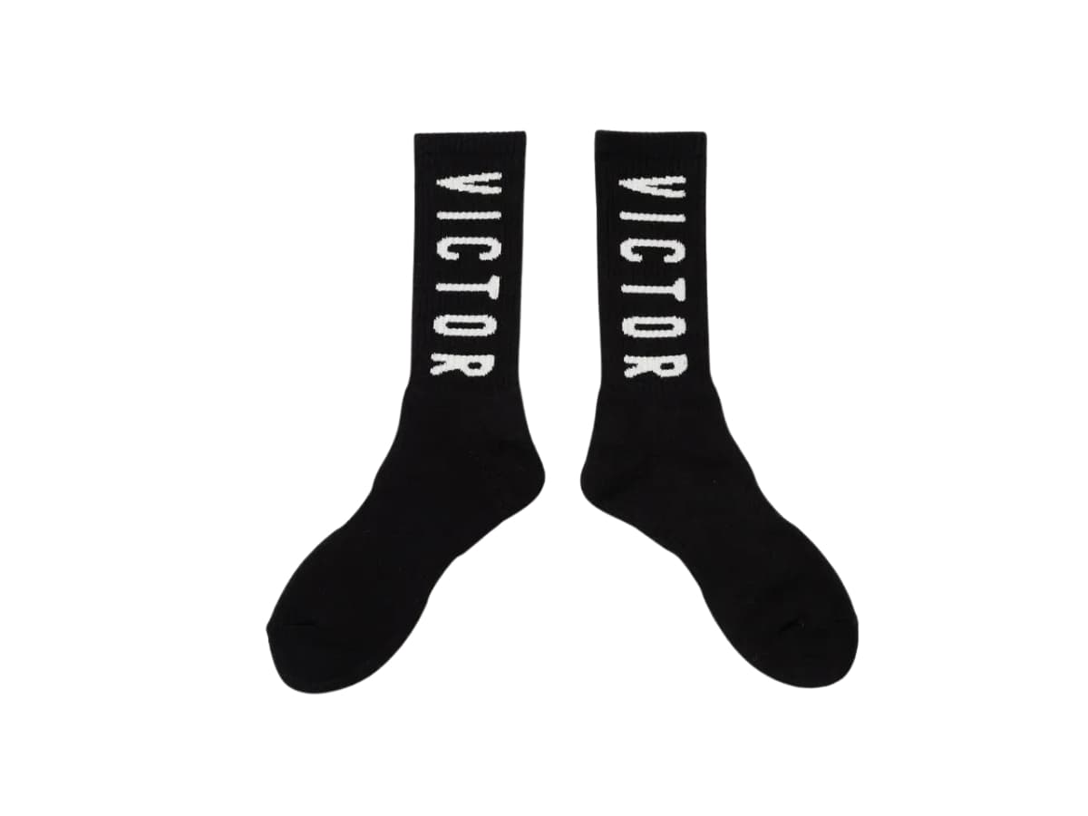 Victor Victor Logo Socks Black