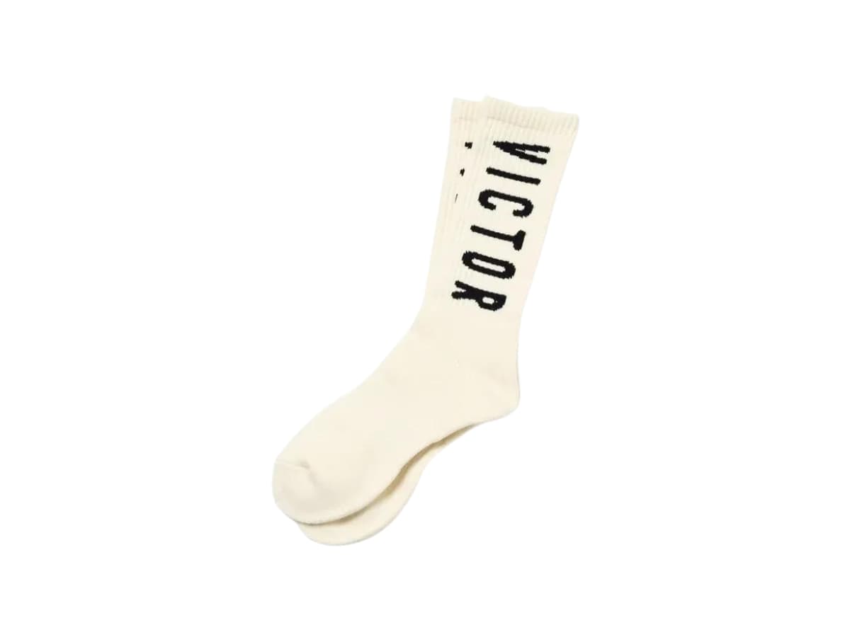 Victor Victor Logo Socks White