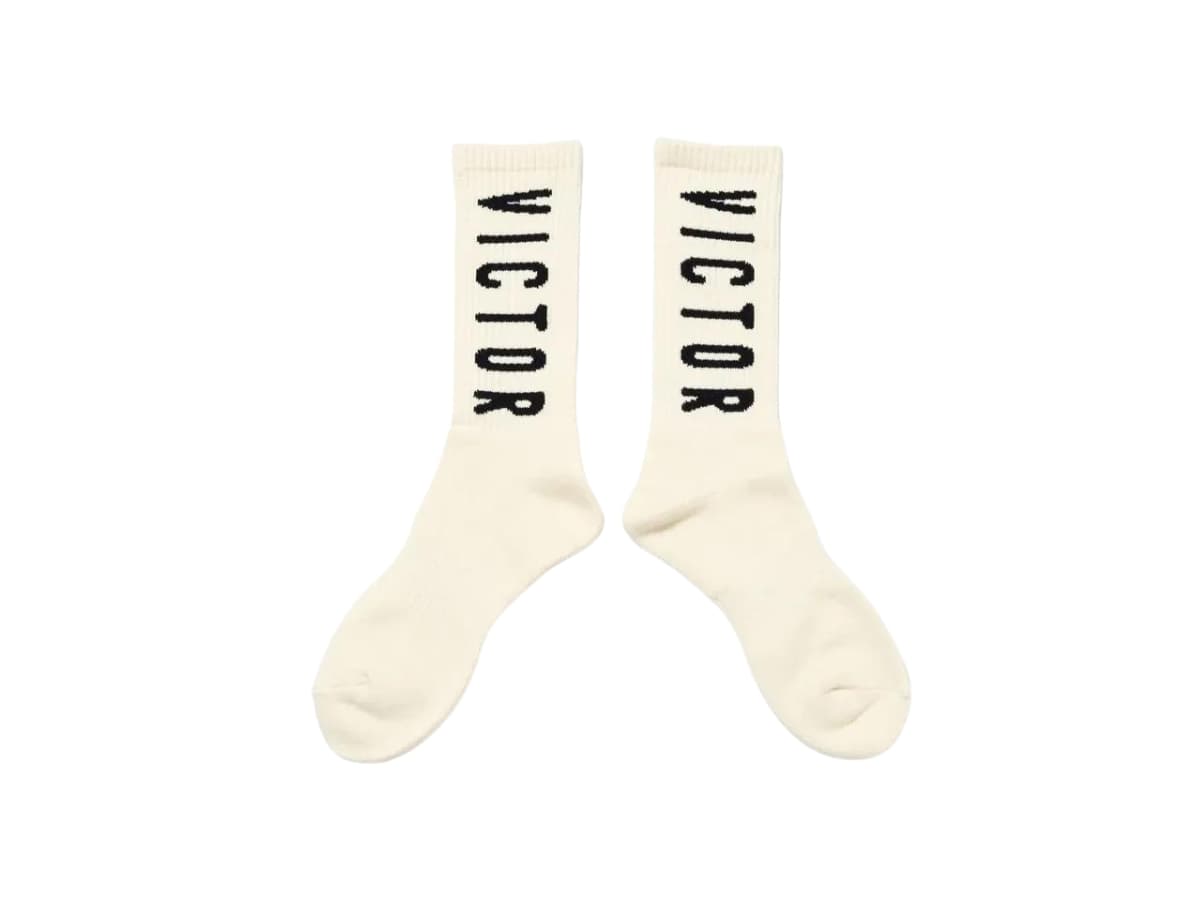 Victor Victor Logo Socks White