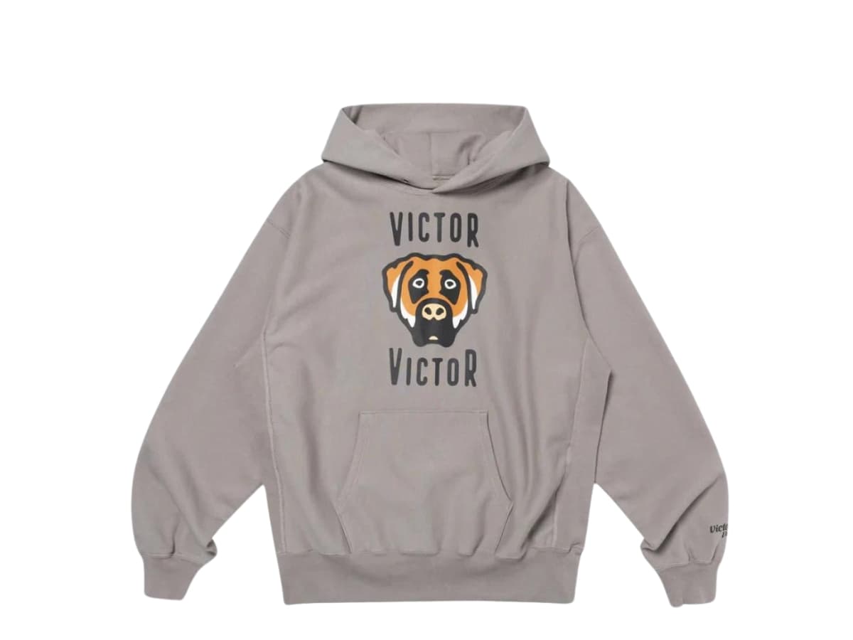 Victor Victor Sweat Hoodie Gray