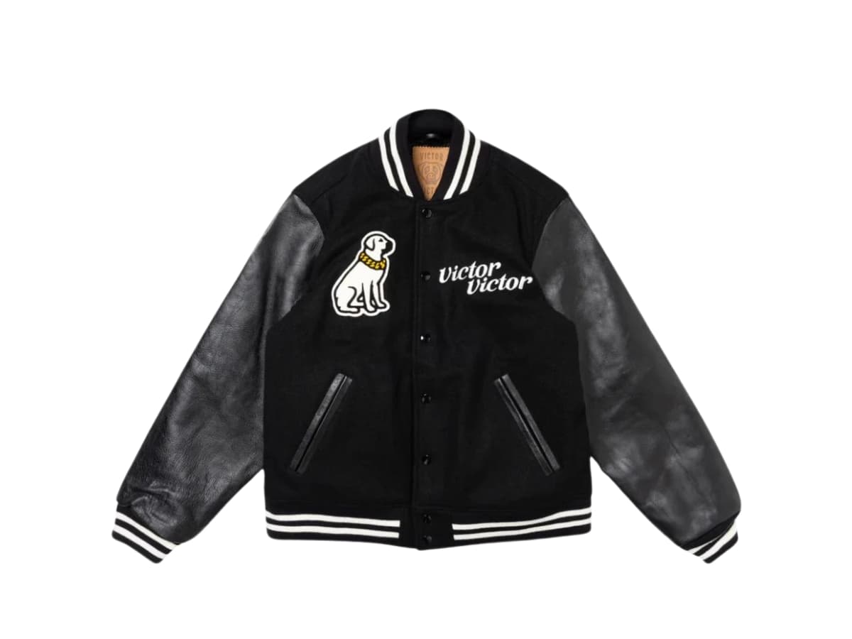 Victor Victor Varsity Jacket Black