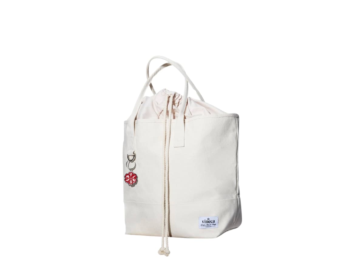 Vineca Carry On Tote White