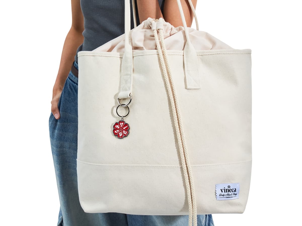 Vineca Carry On Tote White