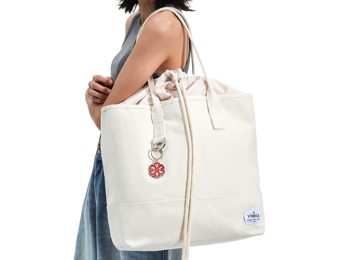 Vineca Carry On Tote White