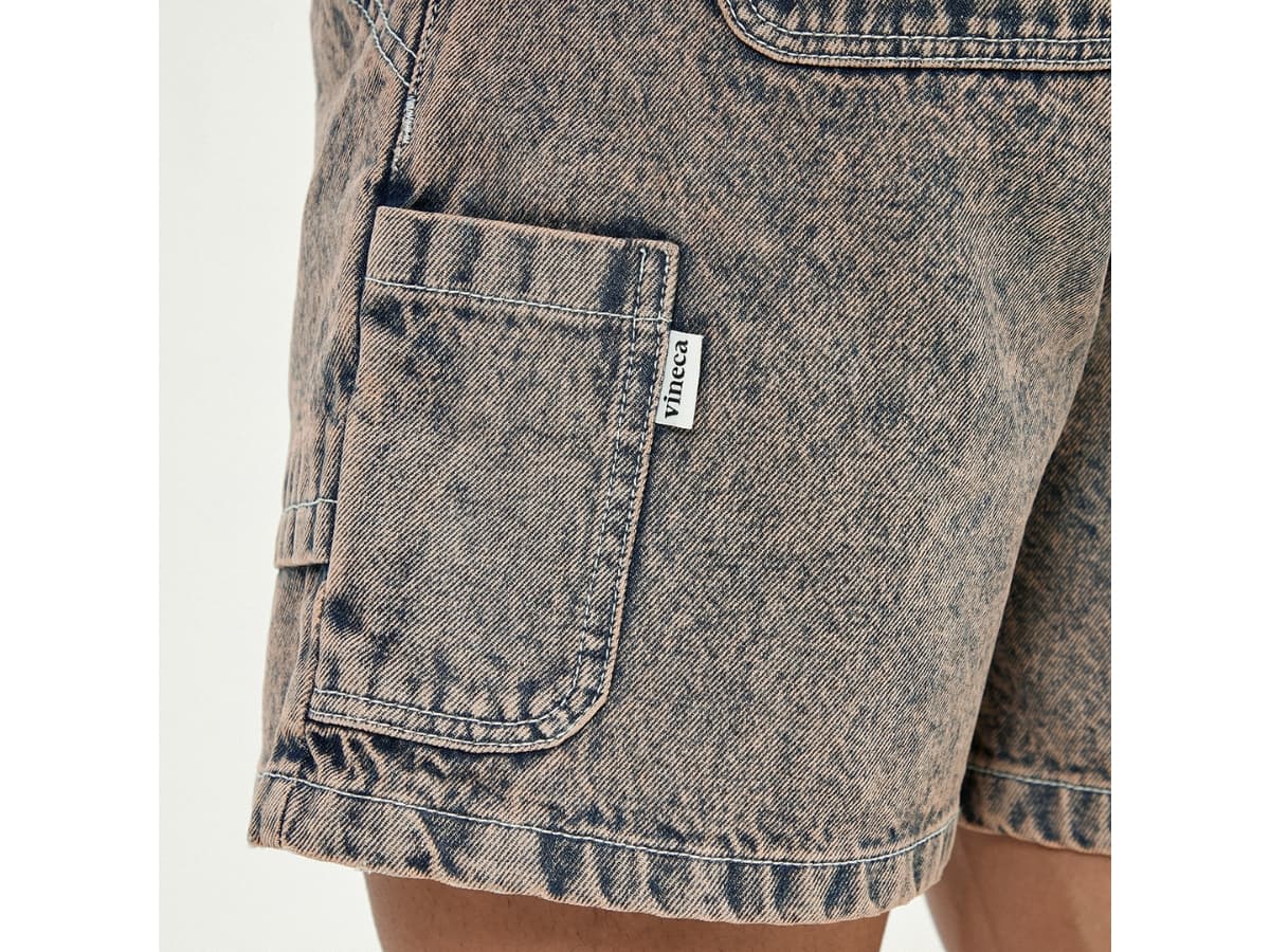 Vineca Denim Shorts Rusty Copper