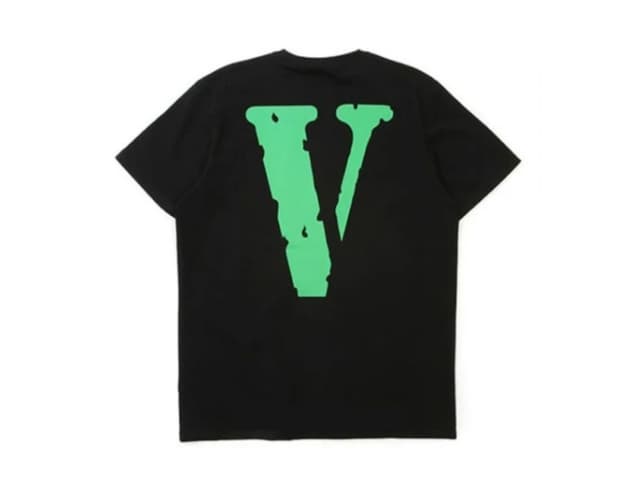 Vlone VLONE Cannabis Leaf Tee Black - view 1