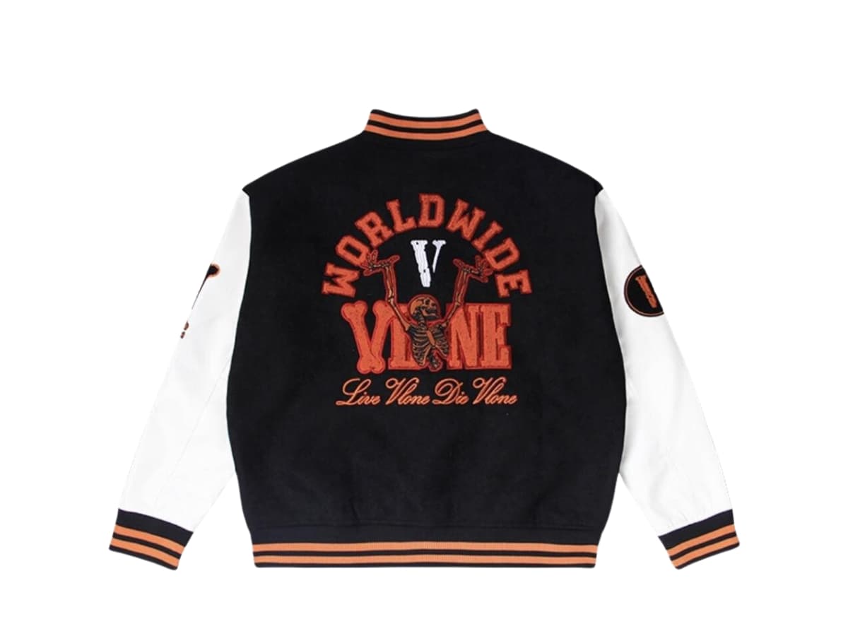 Vlone Jacket Baseball Jersey Black