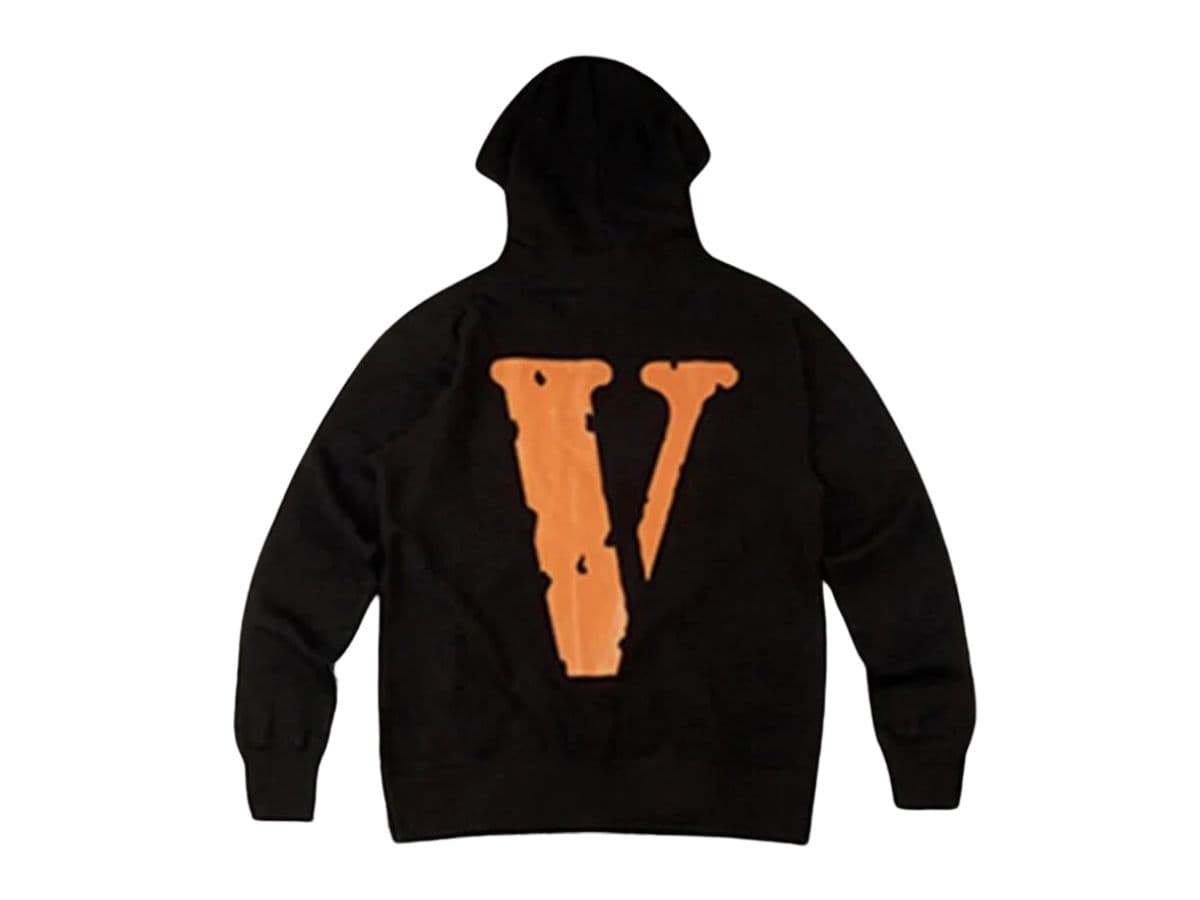 Vlone Staple Hoodie Black-Orange