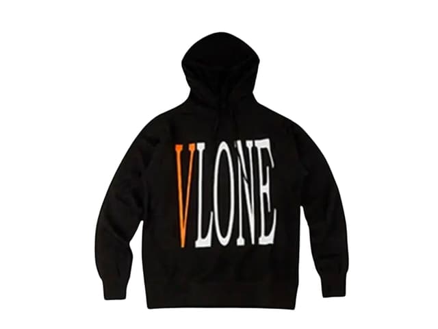 Vlone Vlone Staple Hoodie Black-Orange - view 2