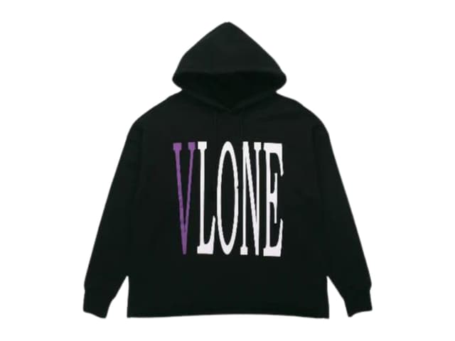 Vlone Vlone Staple Logo Black Purple - view 2