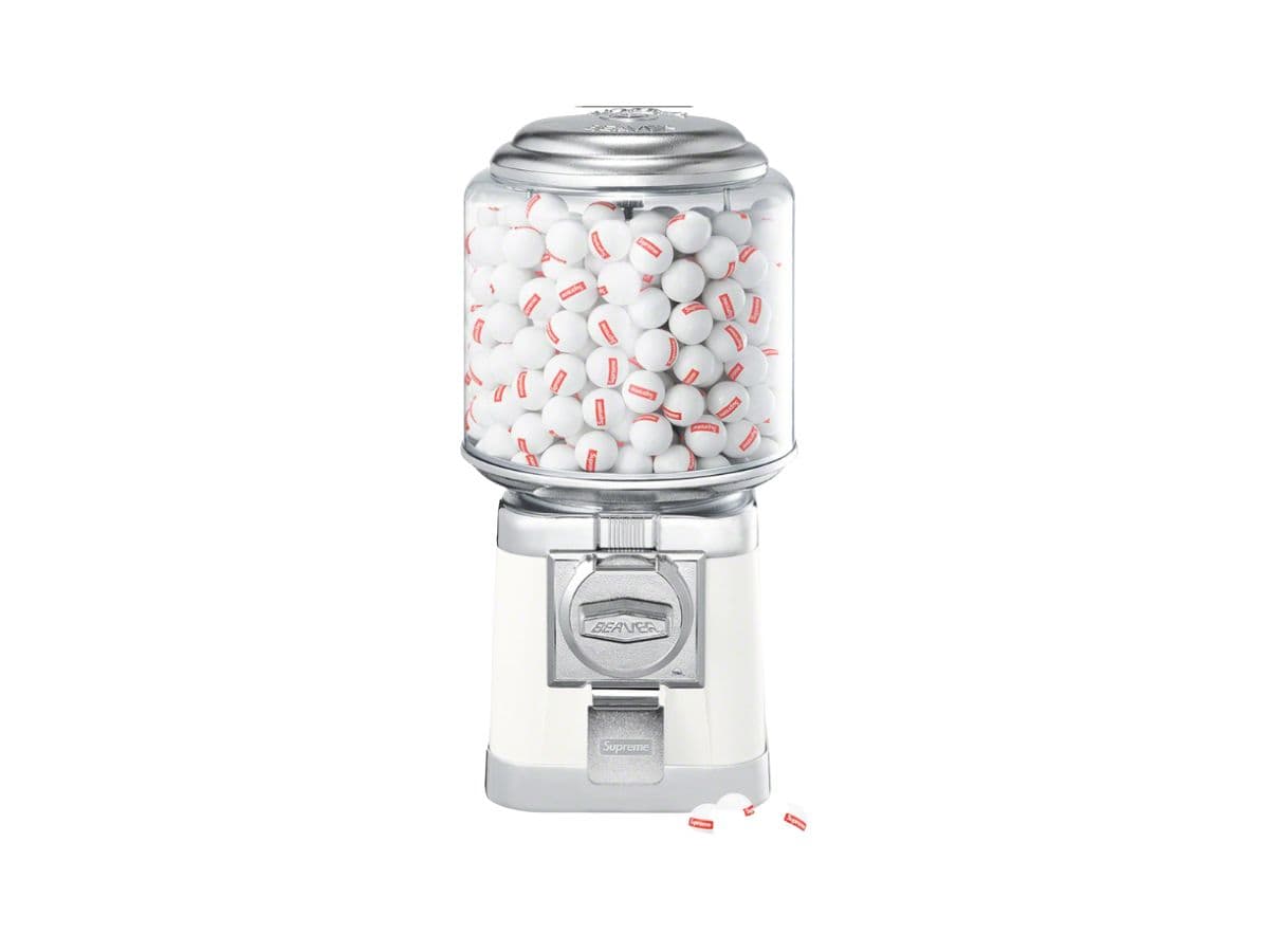 Supreme Beaver Gumball Machine White