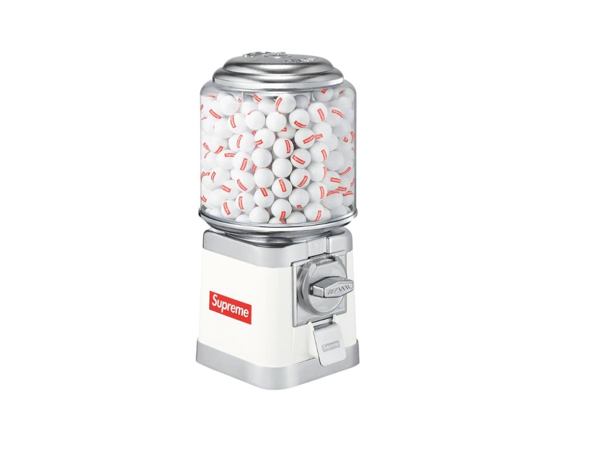 Supreme Beaver Gumball Machine White