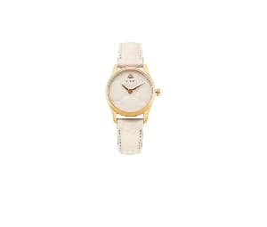 Buy Gucci G-Timeless Quartz 27MM Leather White at Sasom – Authentic and Ready to Ship